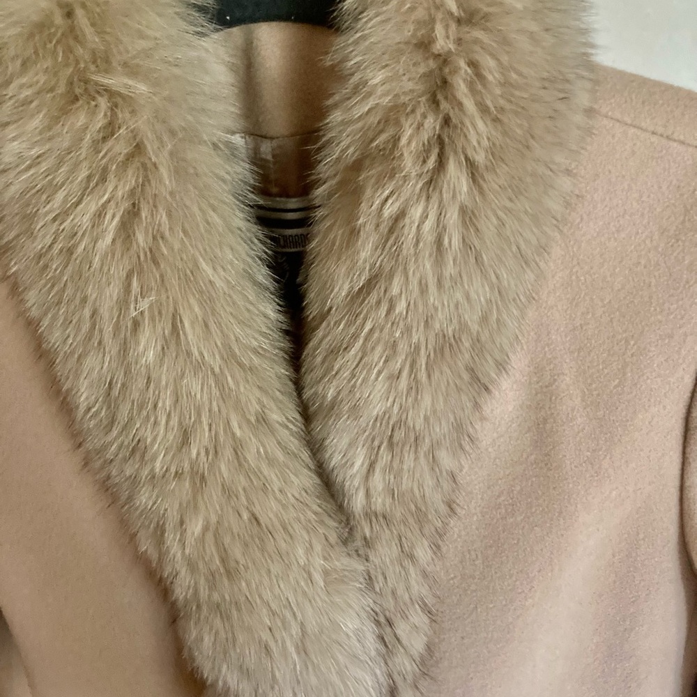 Marvin Richards Winter Fox Fur Trim Coat - Picture 4 of 9